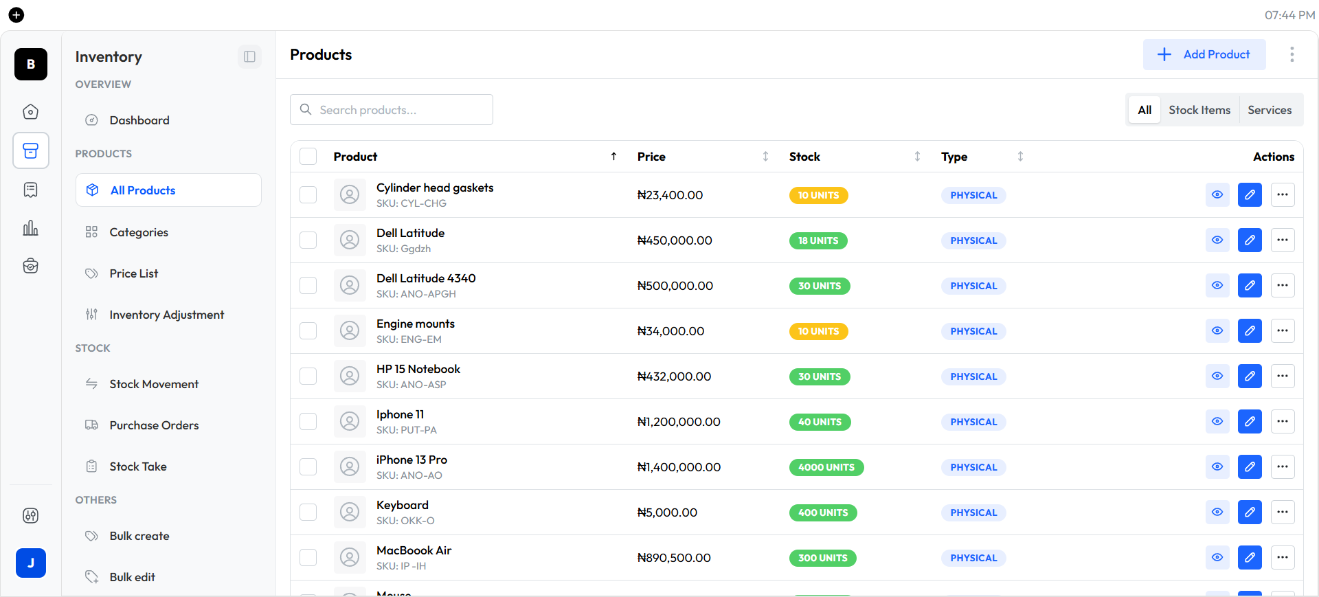 Inventory Management